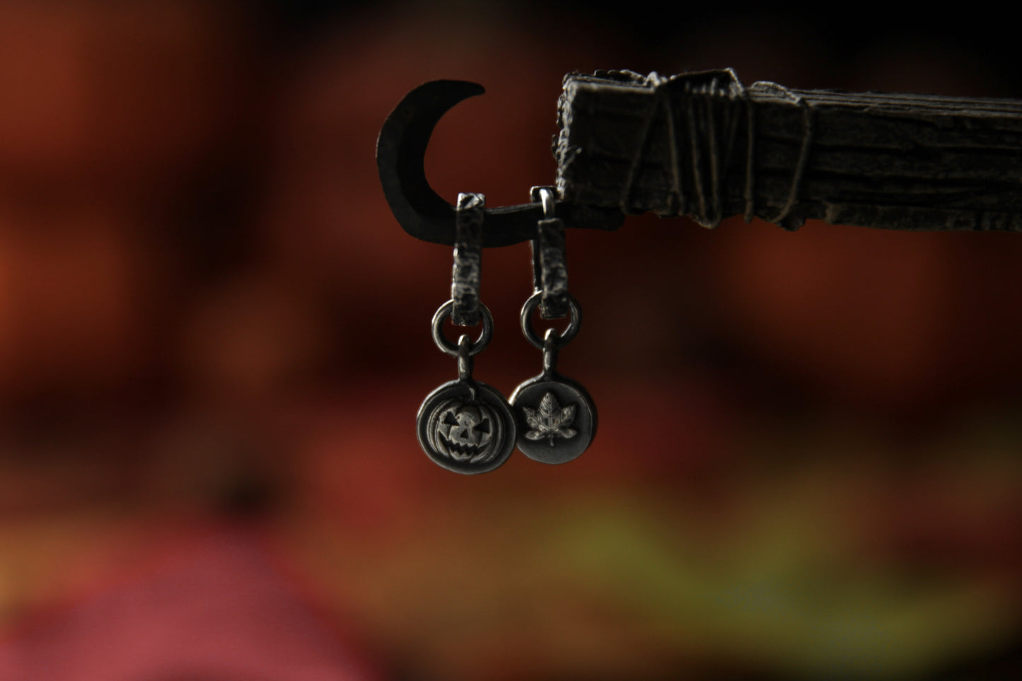 Sterling Silver Halloween Earrings