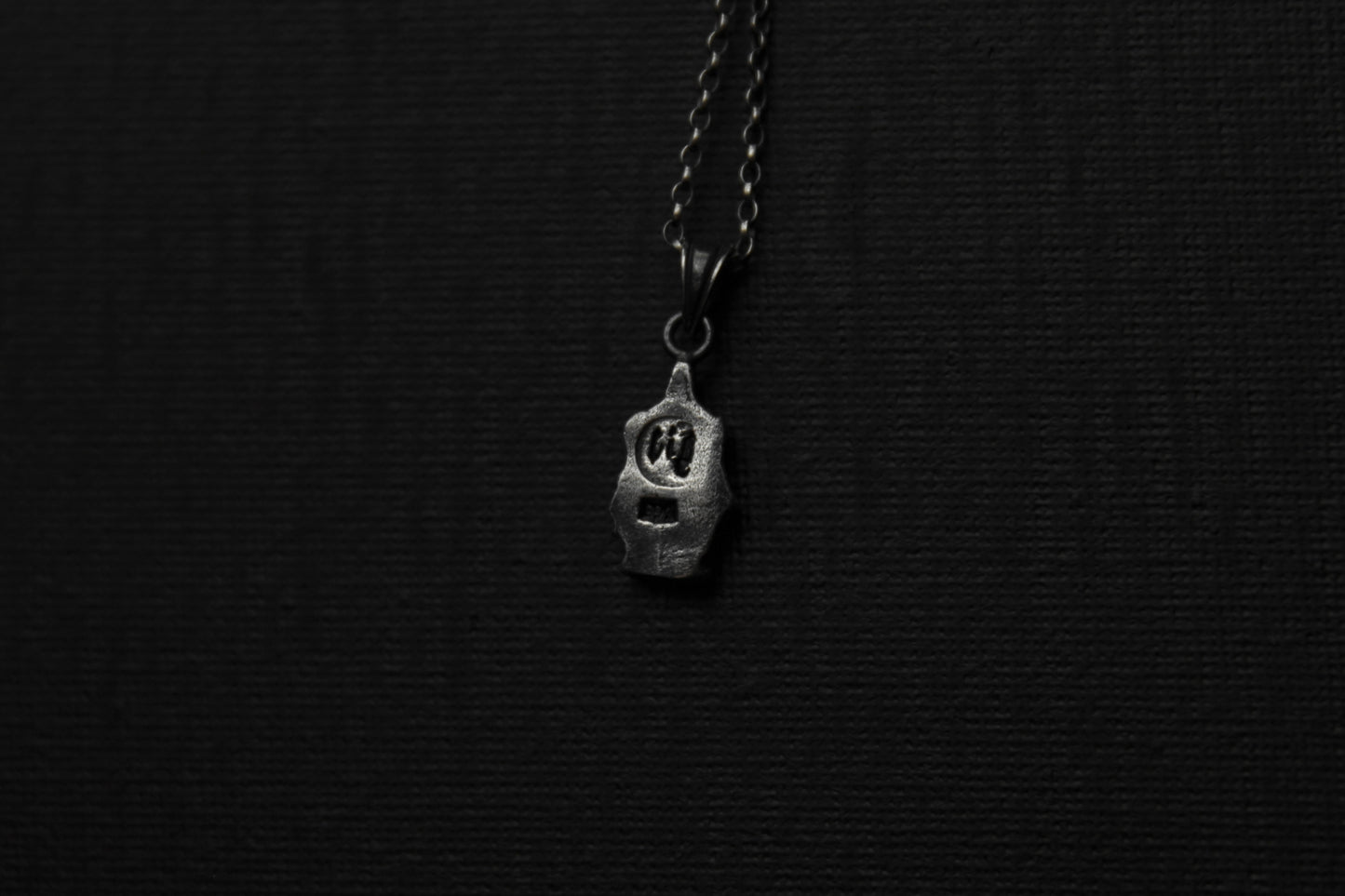 Silver Haunted House Pendant
