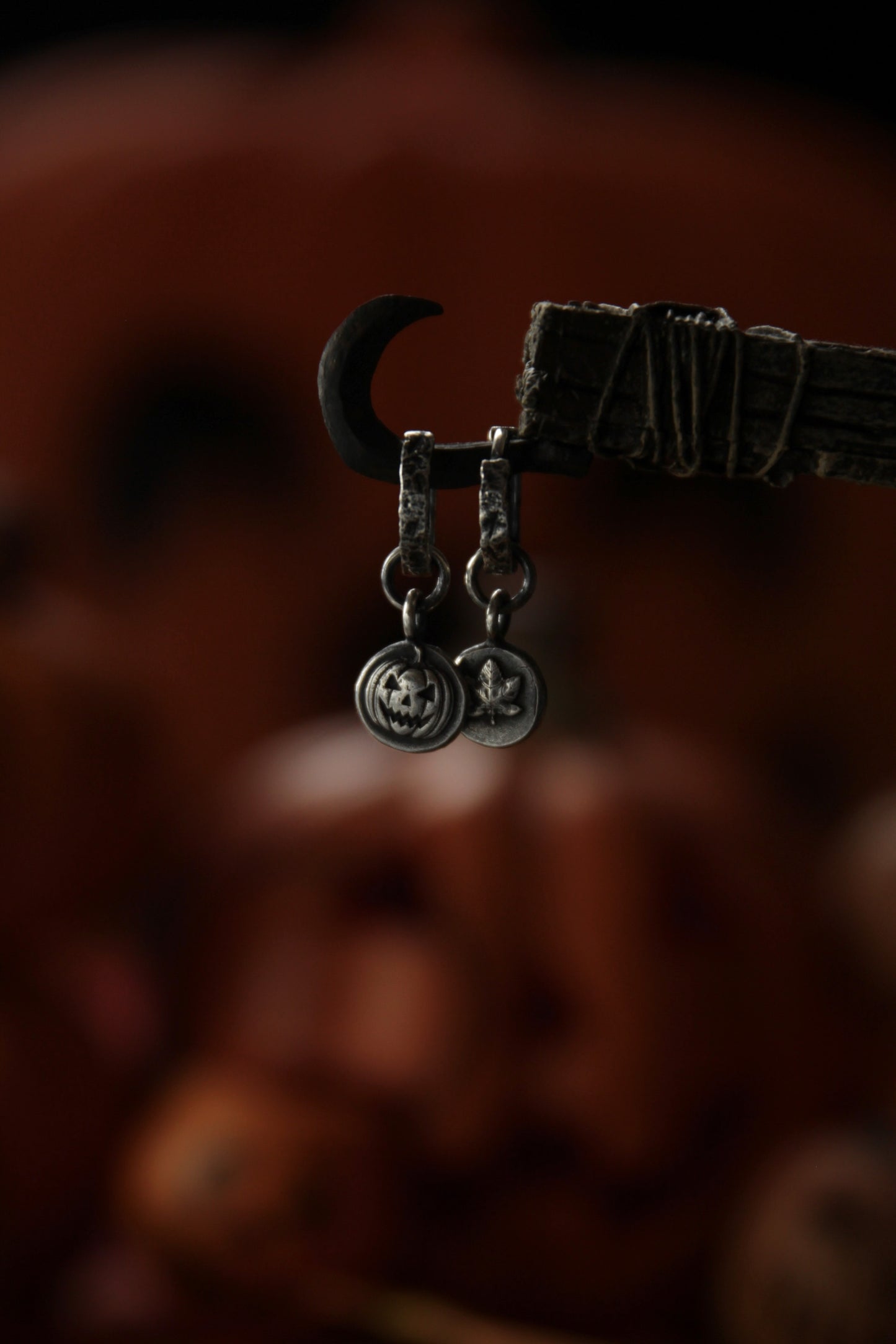 Sterling Silver Halloween Earrings