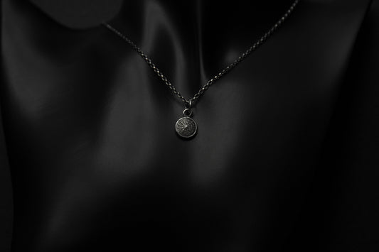 Sterling Silver Cobweb Pendant