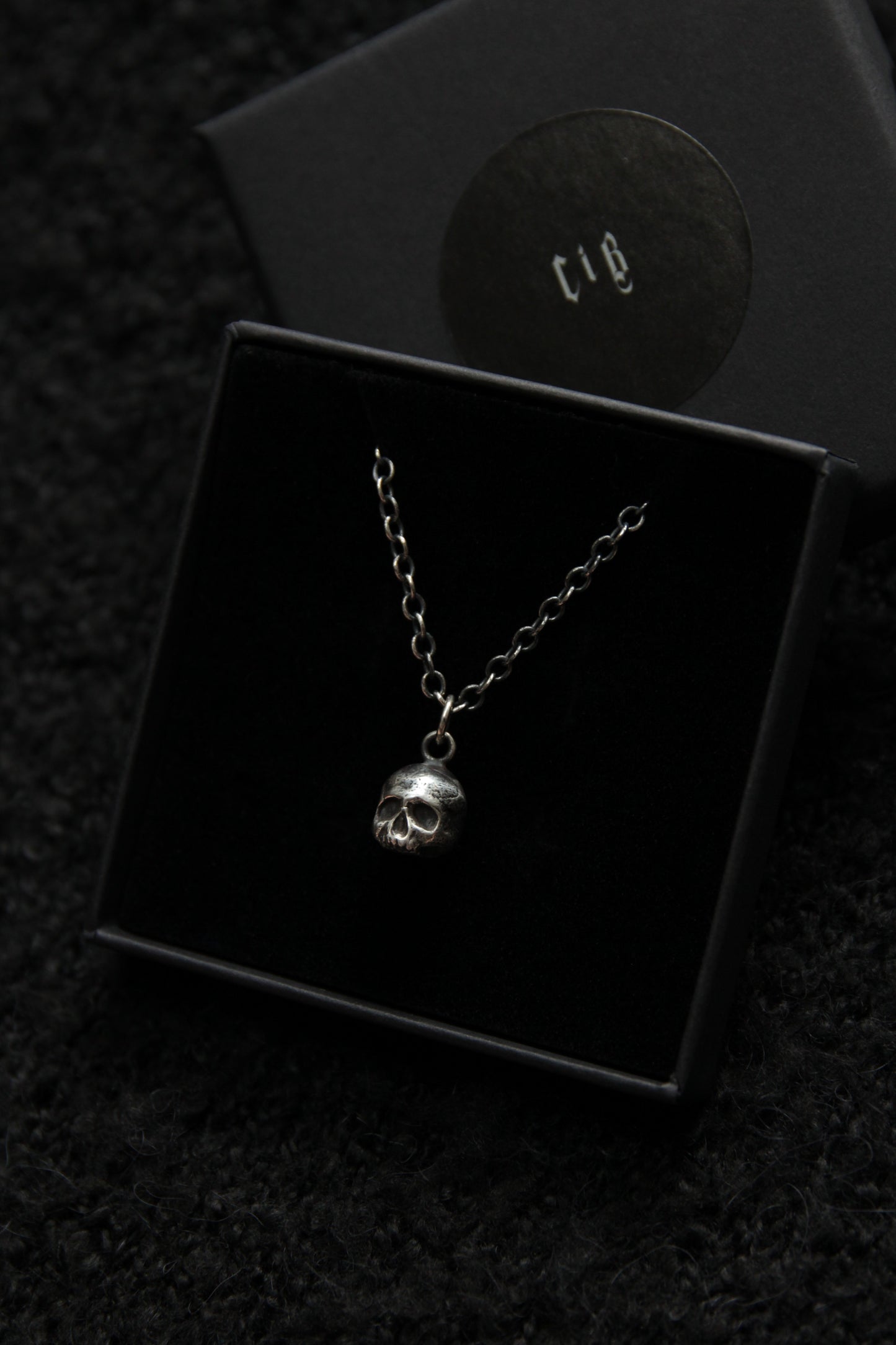 Silver Ossuary Skull Pendant