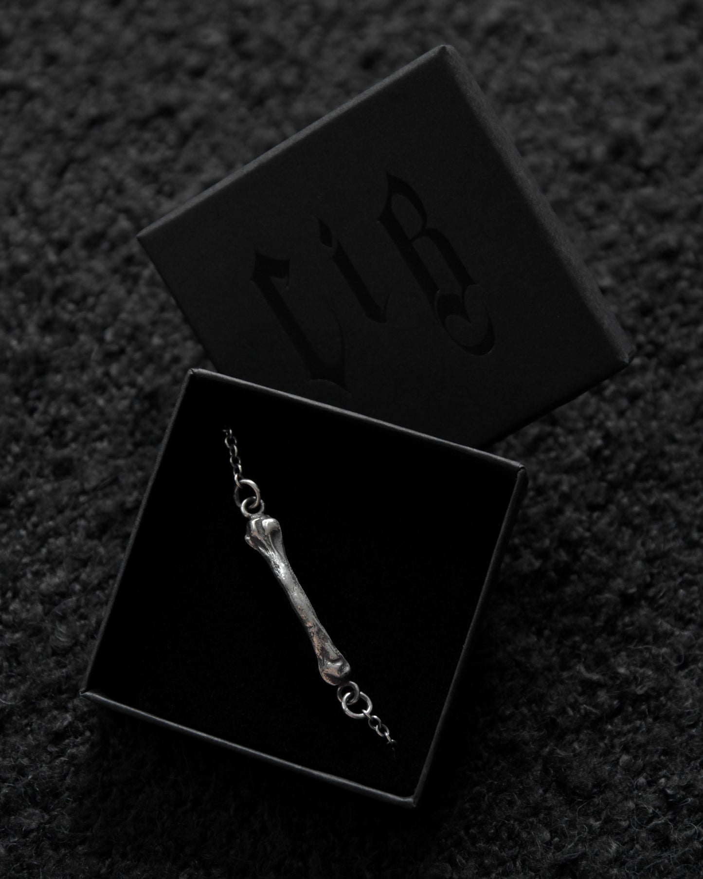 Ossuary Bone Silver Bracelet