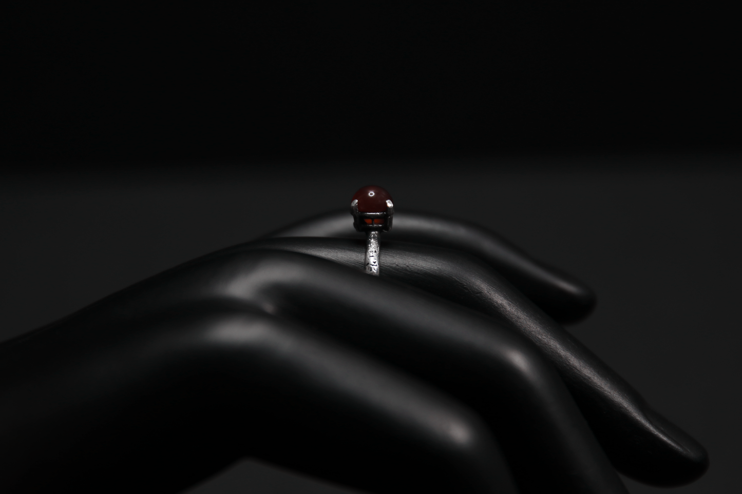Carnelian Sterling Silver Ring