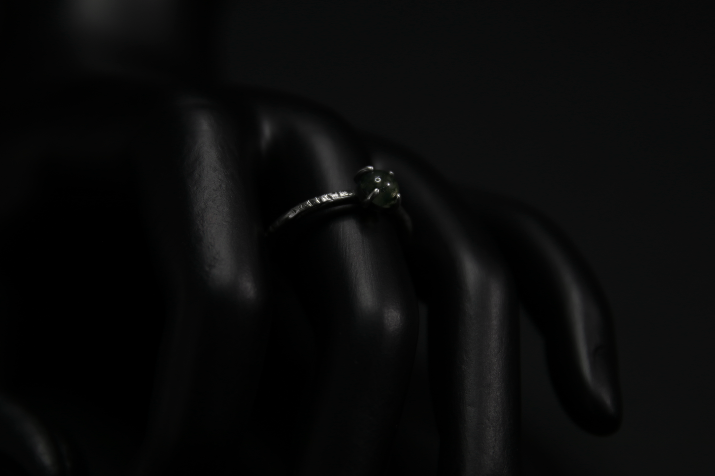 Agate Moss Ring