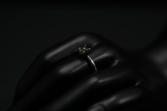 Agate Moss Ring