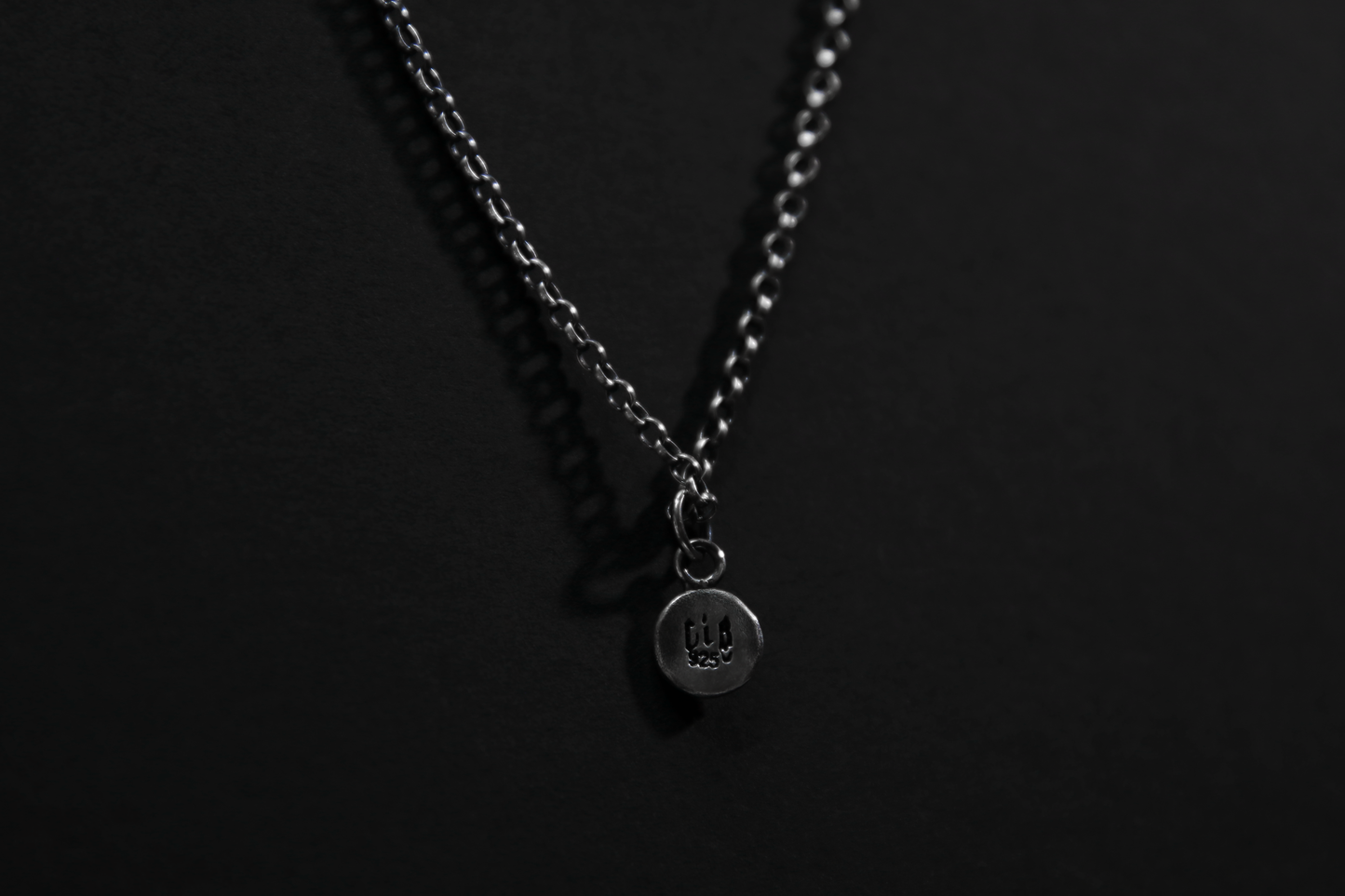 Tiny Sterling Silver Spider Pendant