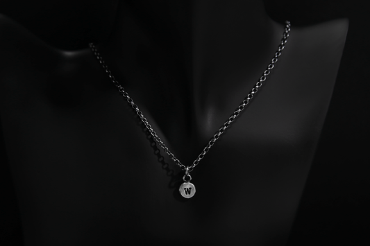 Sterling Silver Custom Initial Pendant