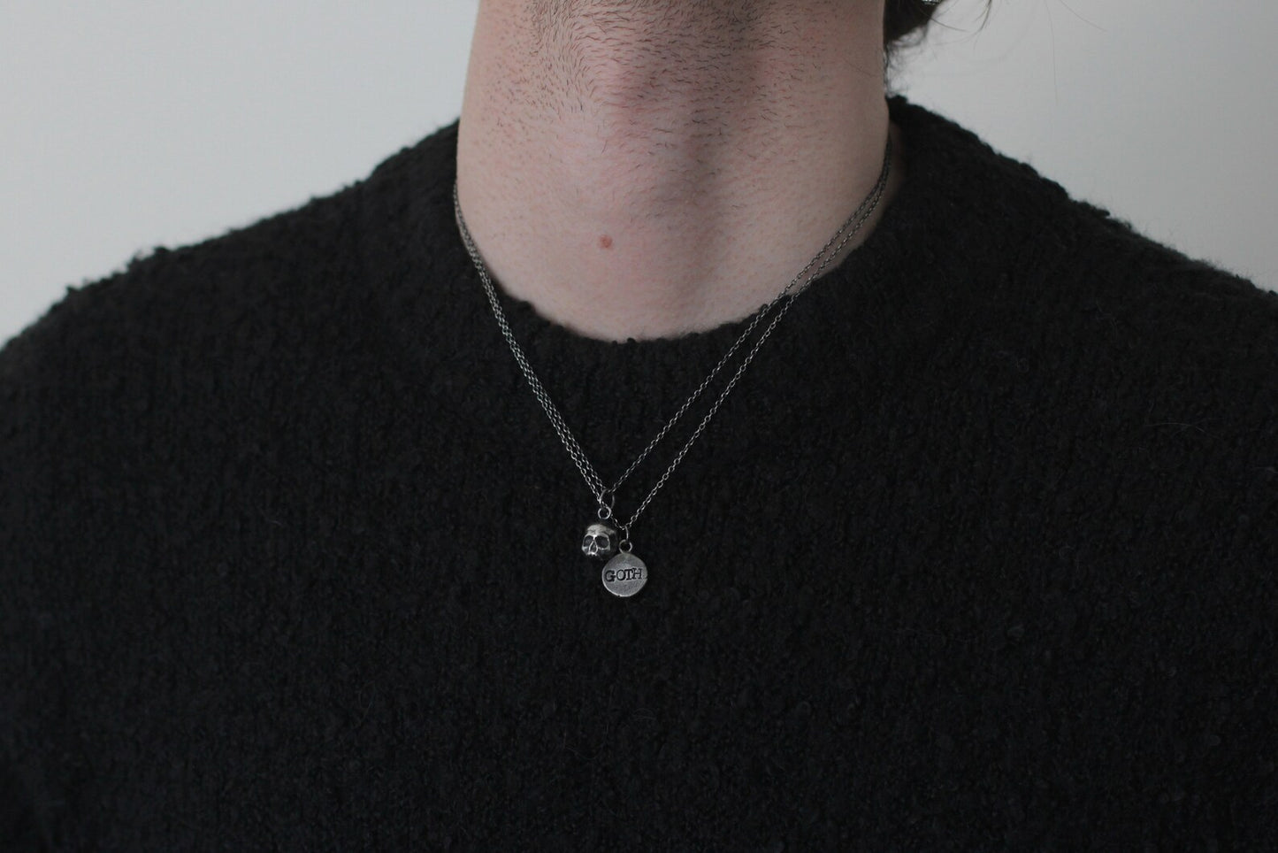 Sterling Silver Custom Four Letter Pendant