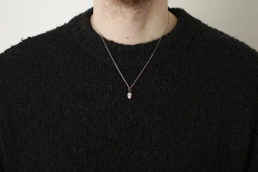 Sterling Silver Mini Skull Pendant