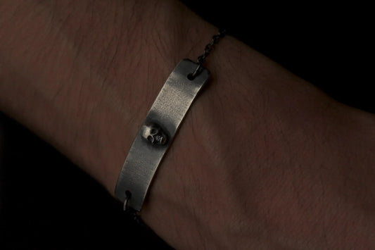 The Silver Cemerery Skull Bracelet