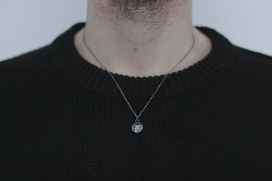 Sterling Silver ‘Til Death’ Memento Mori Skull Pendant Bundle • Relationship & Friendship Pendants