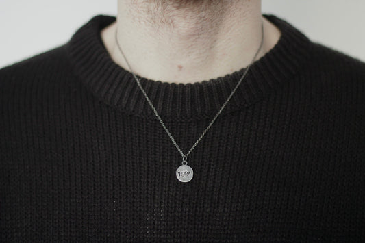 Sterling Silver Custom Year Pendant