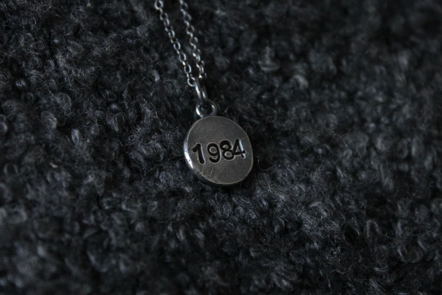 Sterling Silver Custom Year Pendant