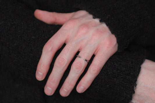 Sterling Silver Spike Ring