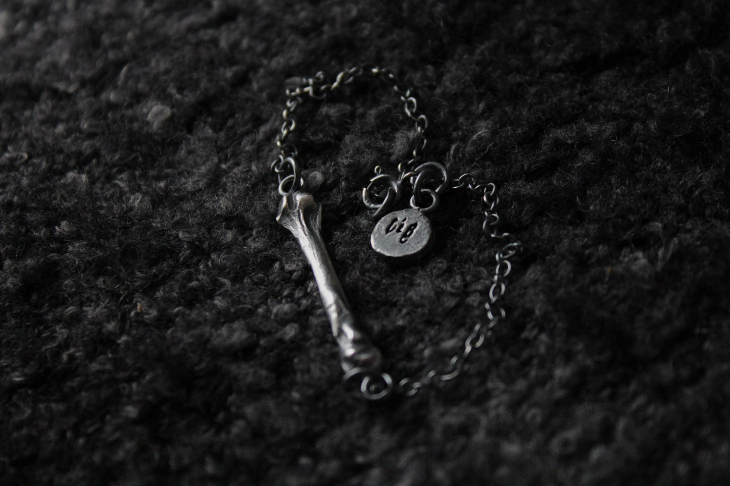 Ossuary Bone Silver Bracelet