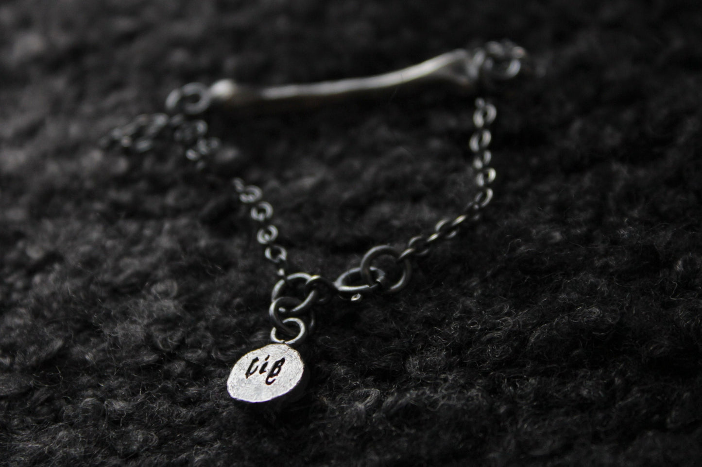 Ossuary Bone Silver Bracelet