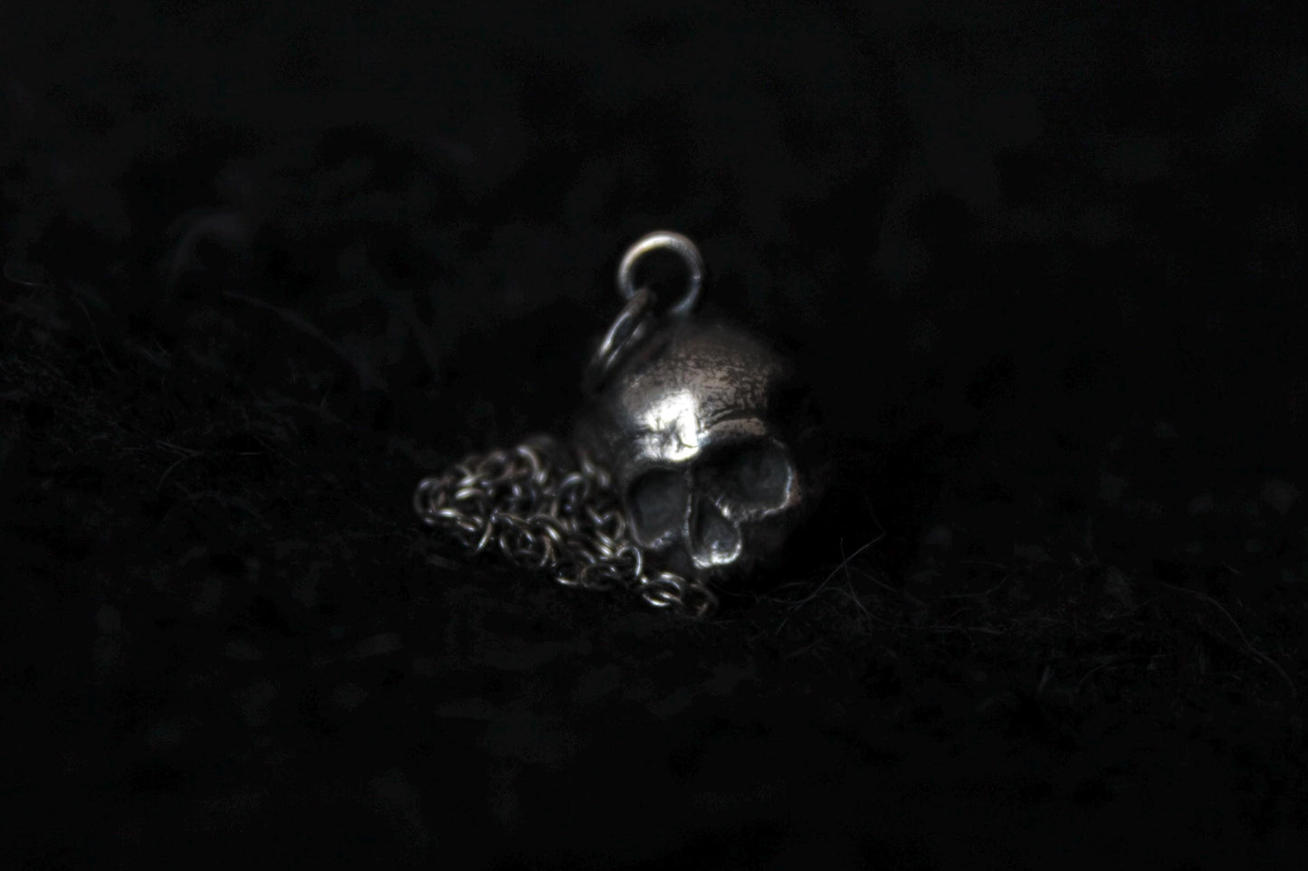 Silver Ossuary Skull Pendant