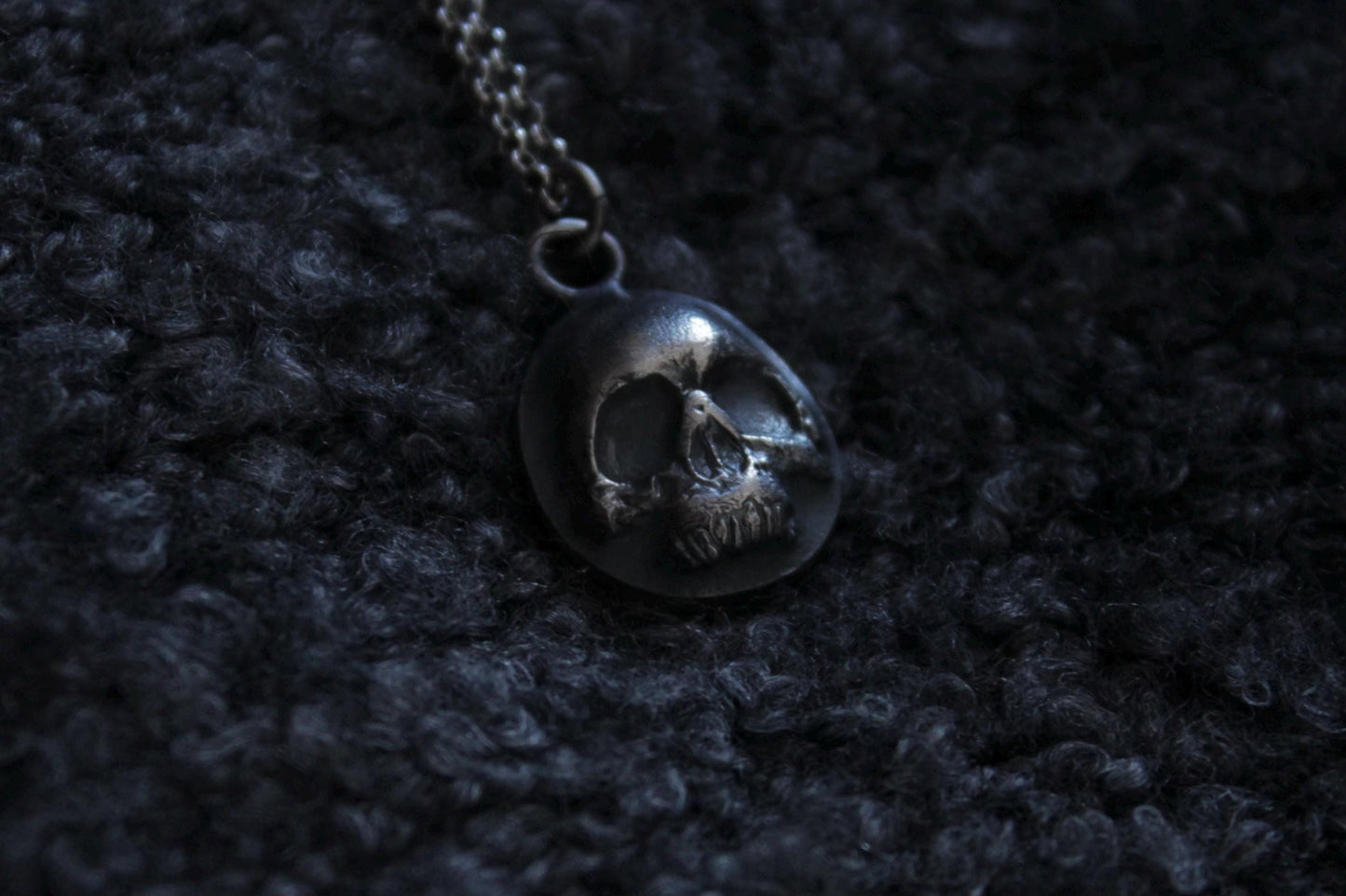 The Silver Catacomb Bundle - Silver Skull Pendant & Silver Ossuary Bone Bracelet
