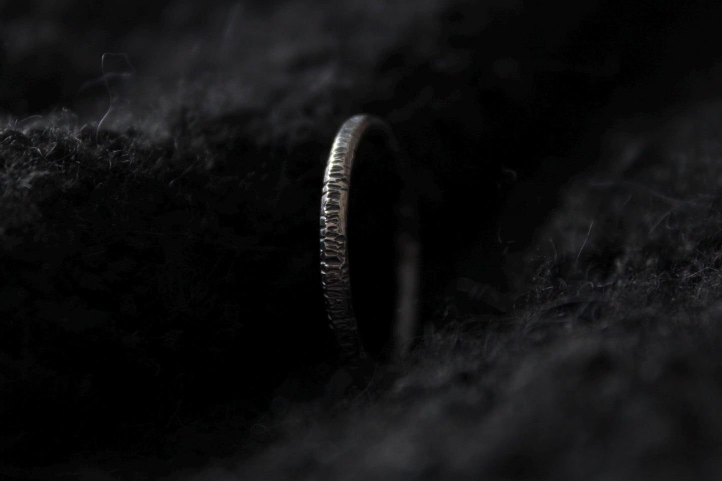 Sterling Silver Textured Stacker Ring