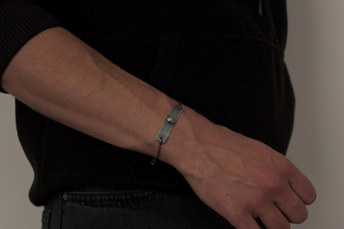 The Silver Cemerery Skull Bracelet