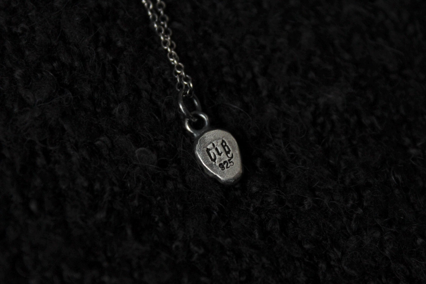 Sterling Silver Mini Skull Pendant