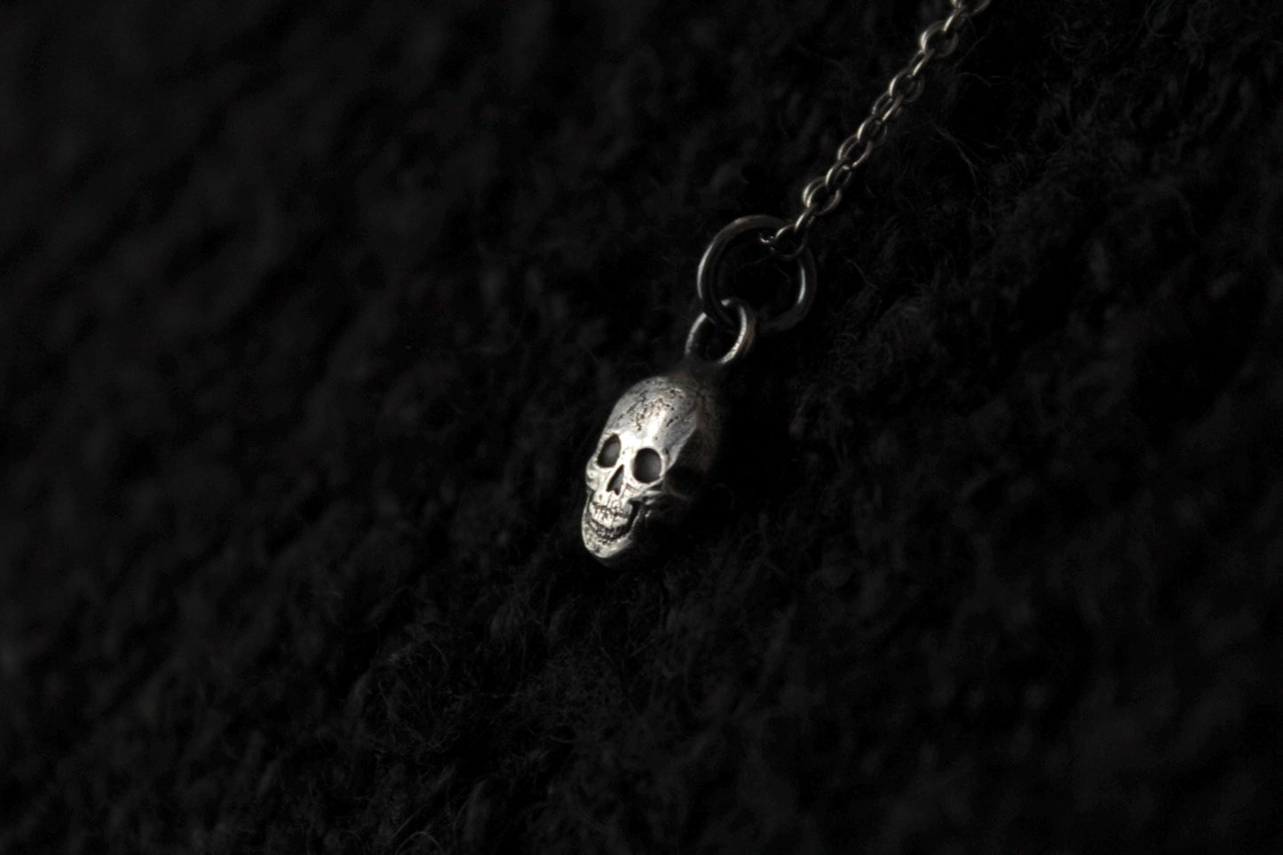 Sterling Silver Mini Skull Pendant