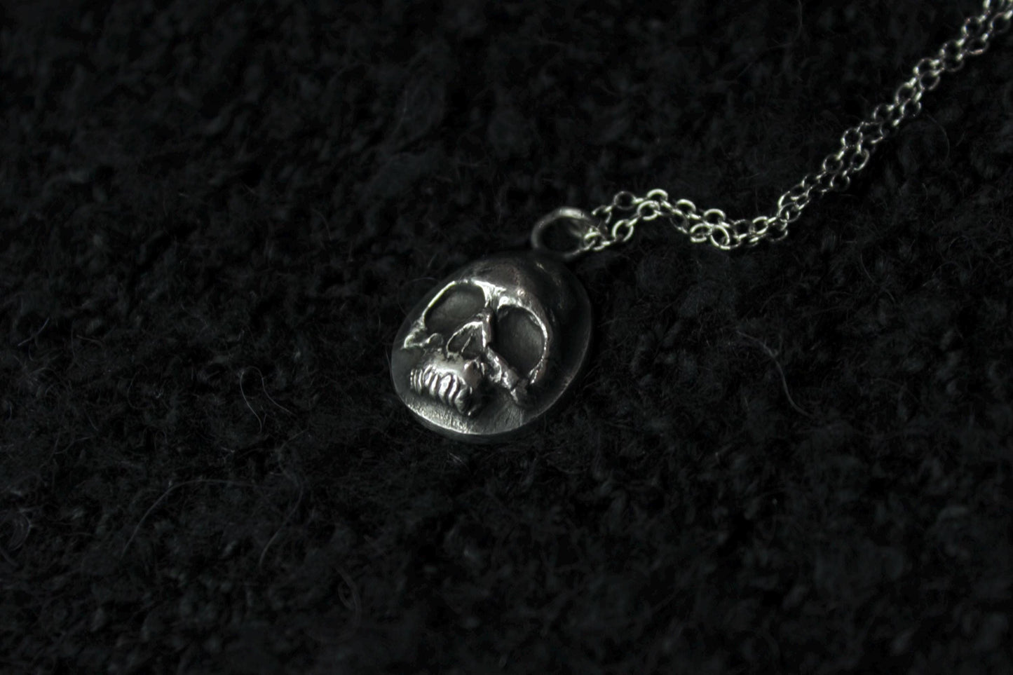 Pale Death Silver Skull Pendant
