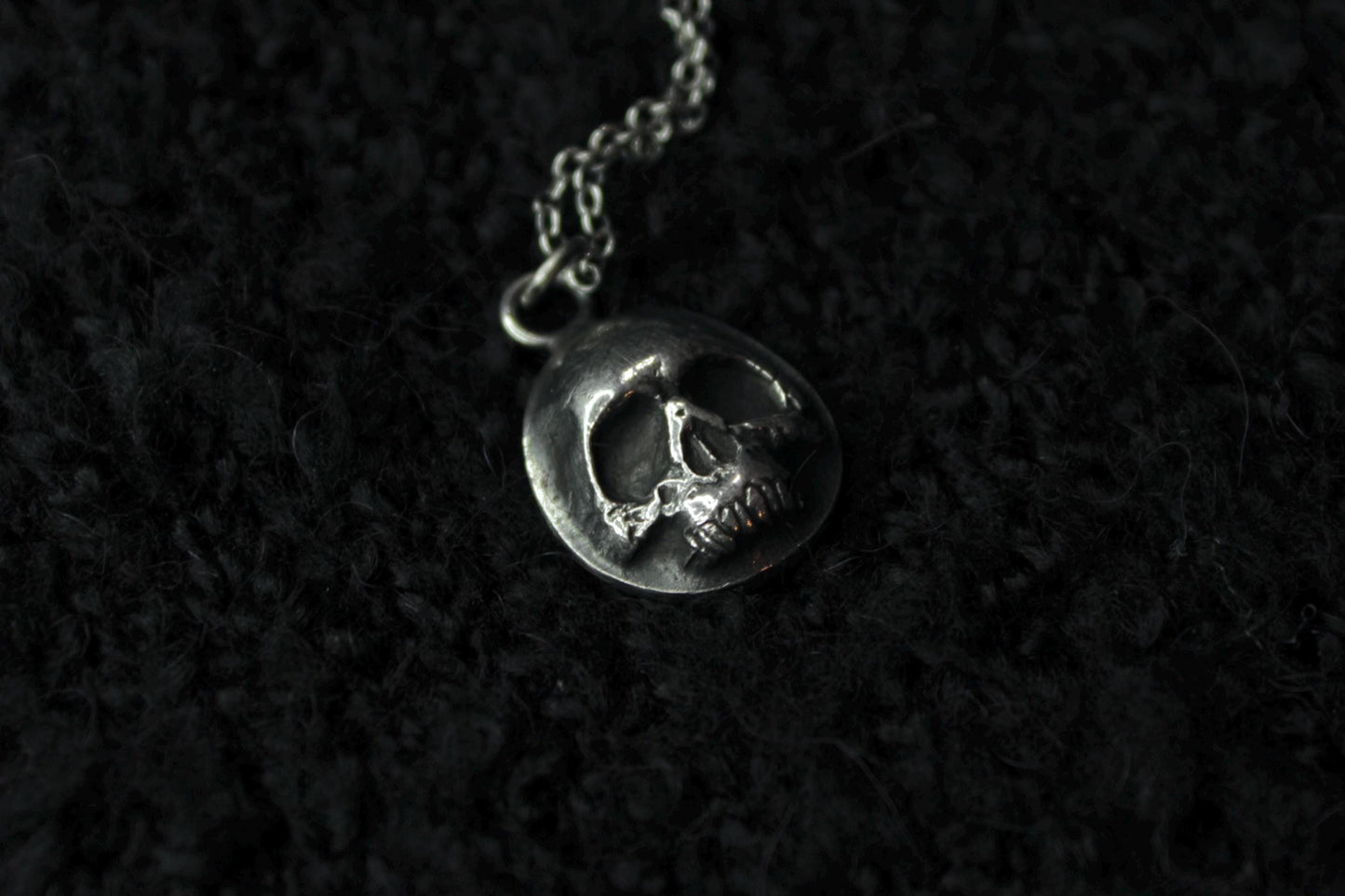 Pale Death Silver Skull Pendant
