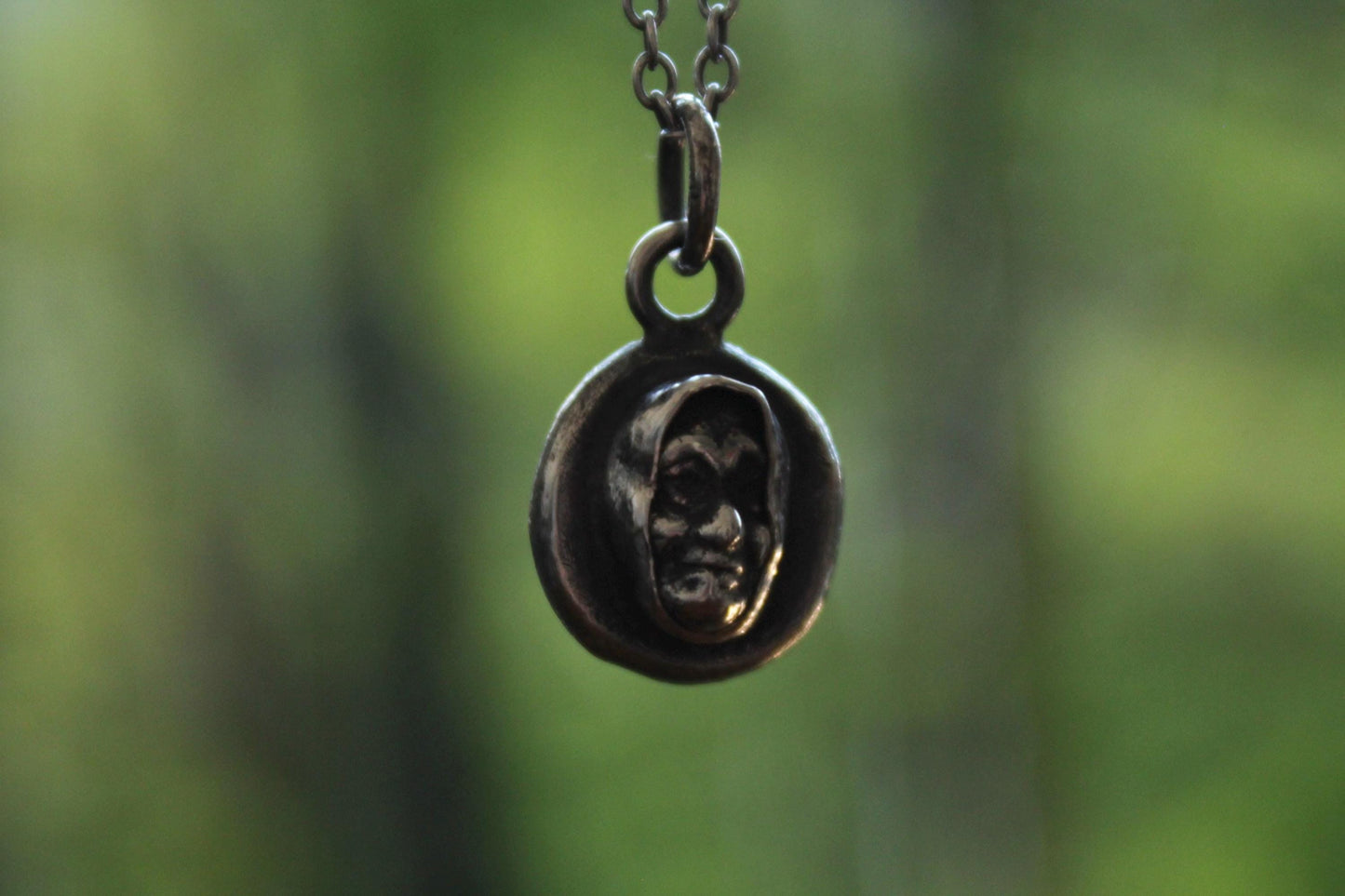 The Witch of the Wood Silver Pendant