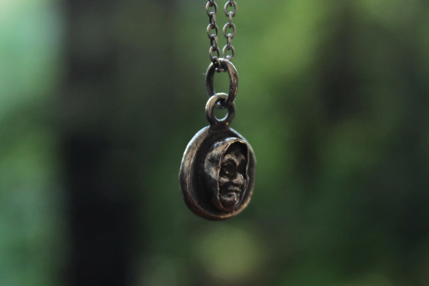 The Witch of the Wood Silver Pendant