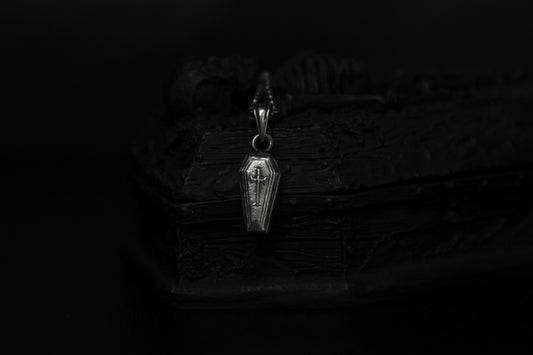 Sterling Silver Casket Pendant