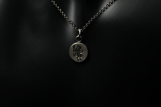 Sterling Silver Krampus Pendant