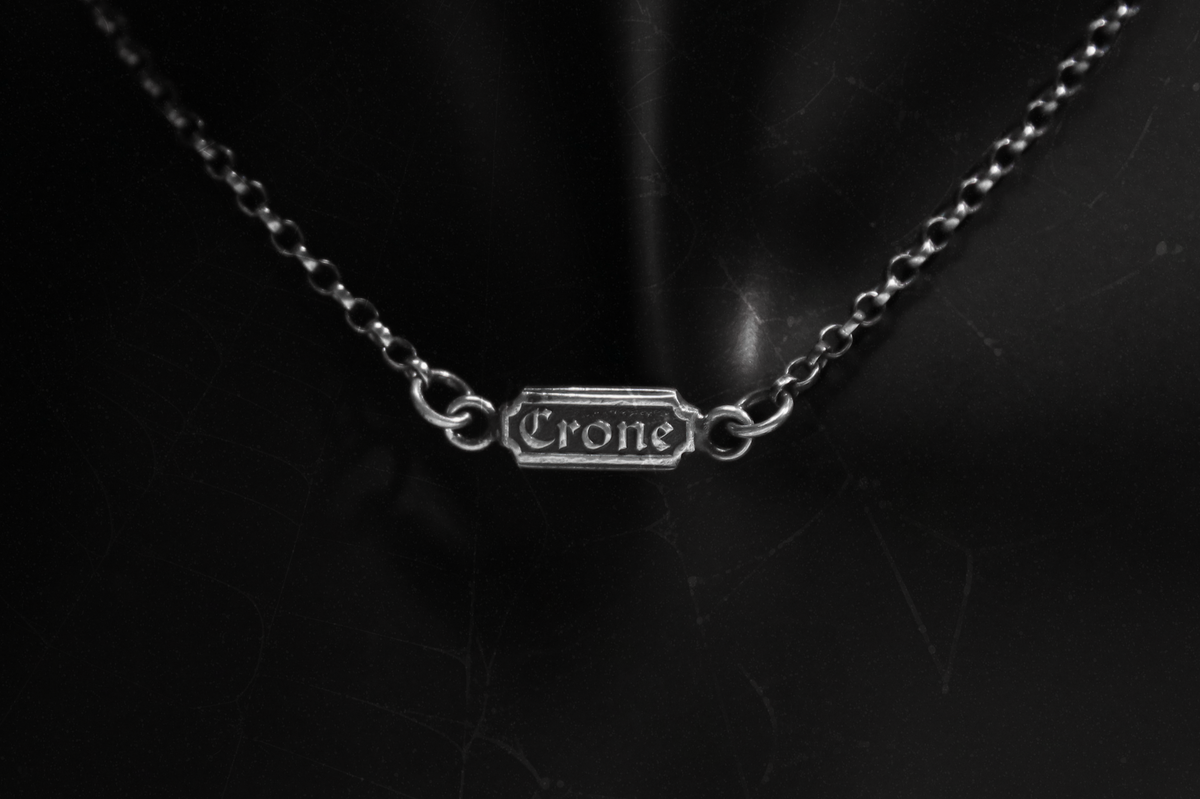 Sterling Silver WITCH/CRONE Belcher Chain