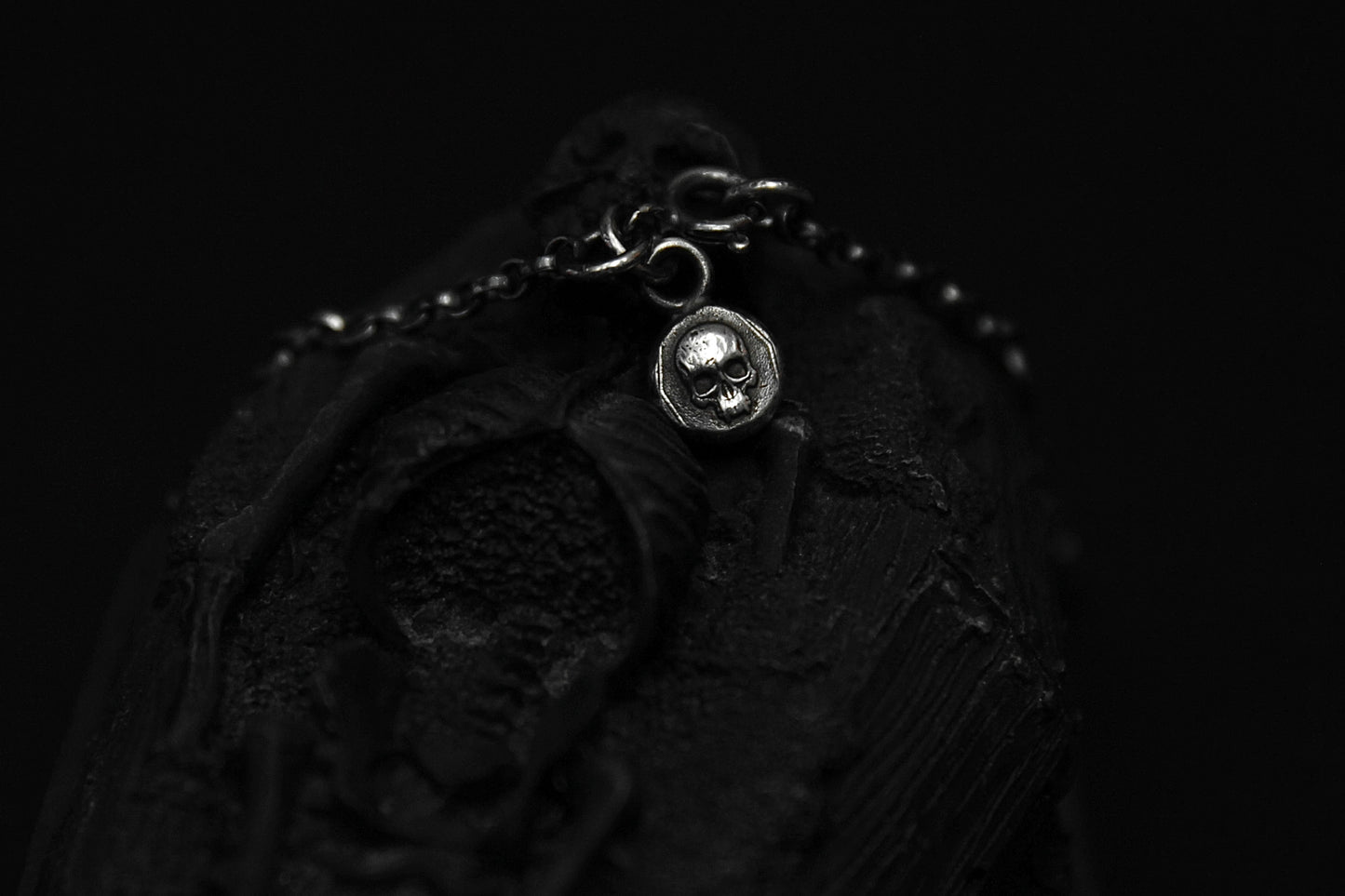 Sterling Silver Nosferatu Casket Bracelet