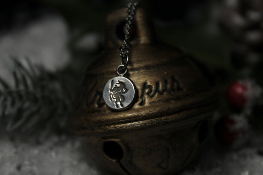 Sterling Silver Krampus Pendant