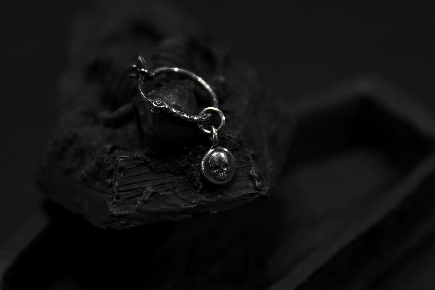 Sterling Silver Nosferatu Earrings
