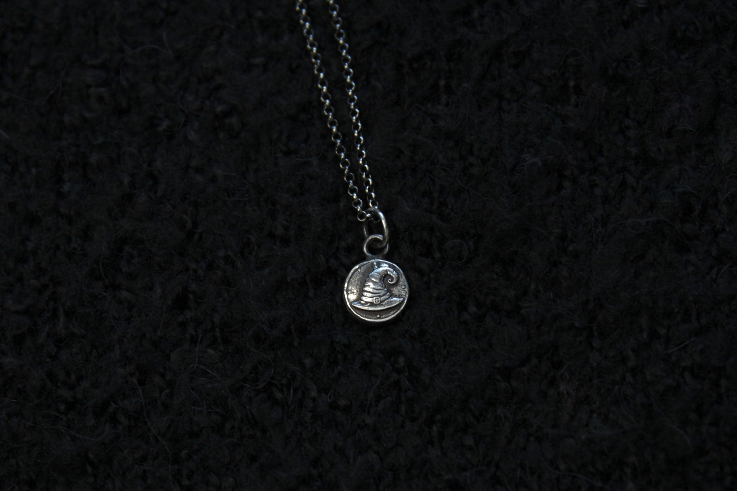 Sterling Silver Witch Hat Pendant