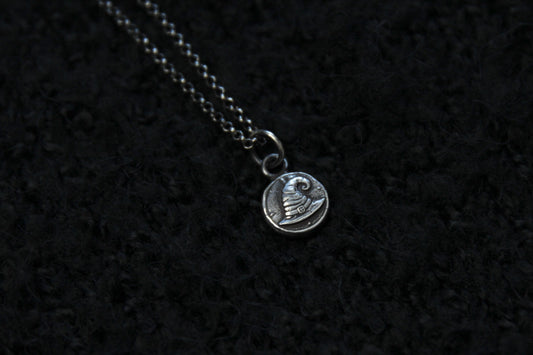 Sterling Silver Witch Hat Pendant