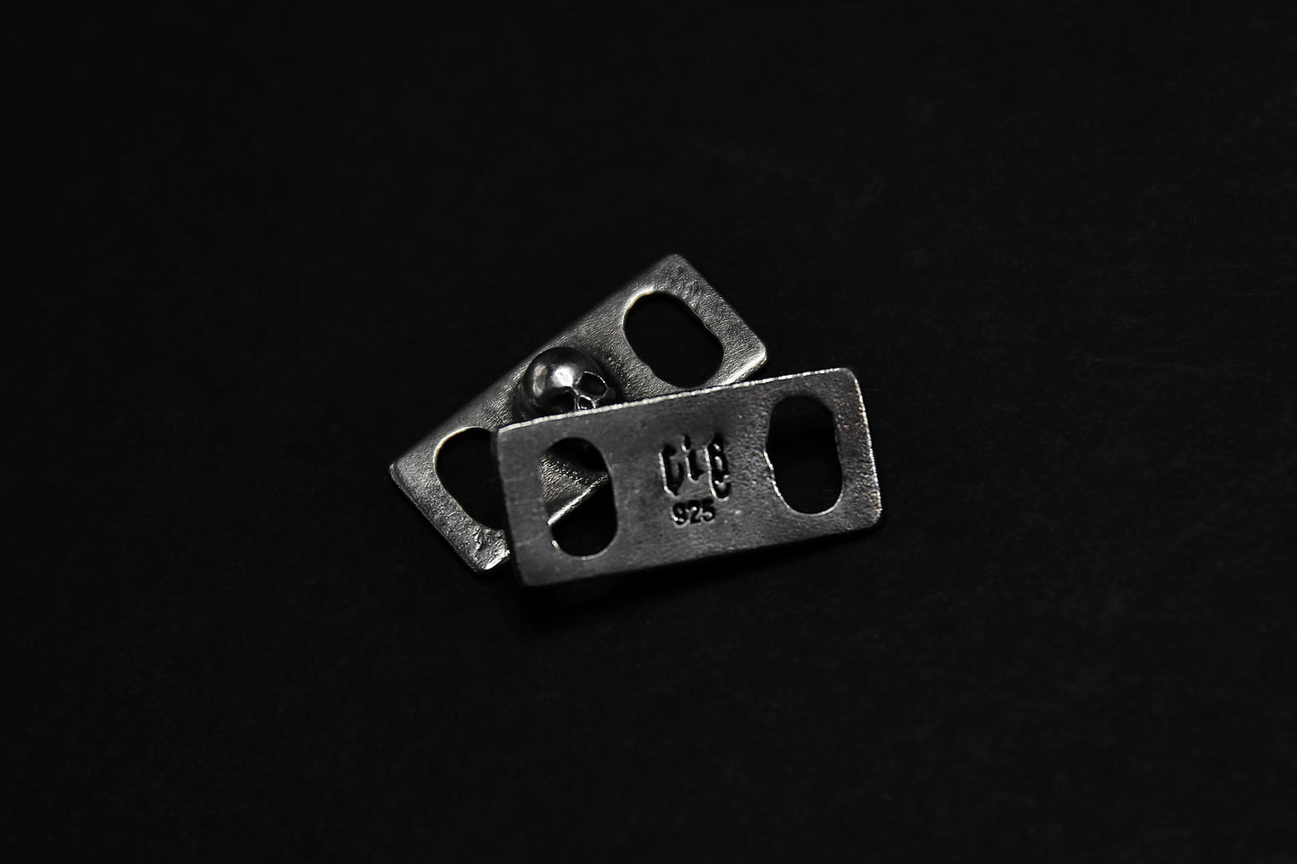 Silver Cemetery Skull Shoe Lace Buckles