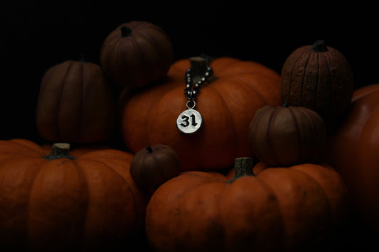 Sterling Silver Custom Gothic Numbers Pendant