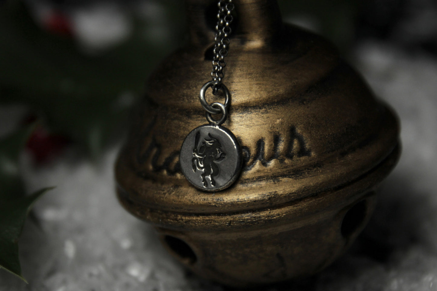 Sterling Silver Krampus Pendant