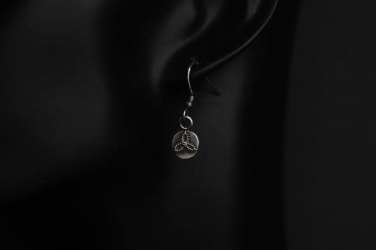 Sterling Silver Holly Leaf Earrings
