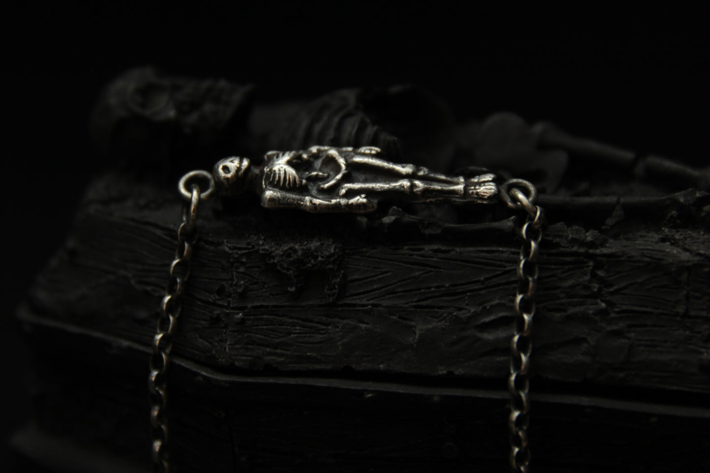 Silver Skeleton Bracelet
