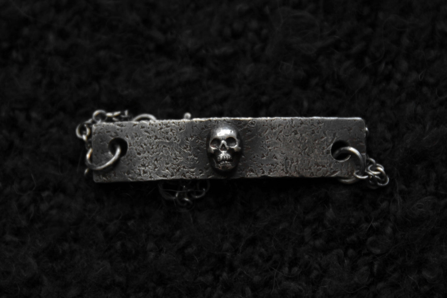 The Crypt Silver Skull Bracelet
