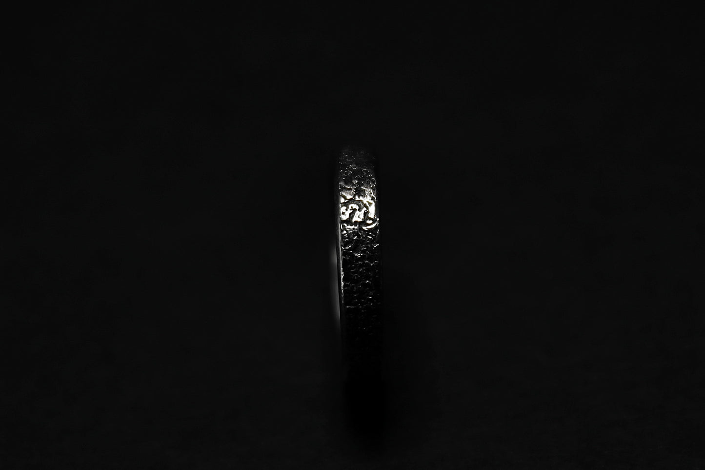 Sterling Silver Concrete Texture Ring