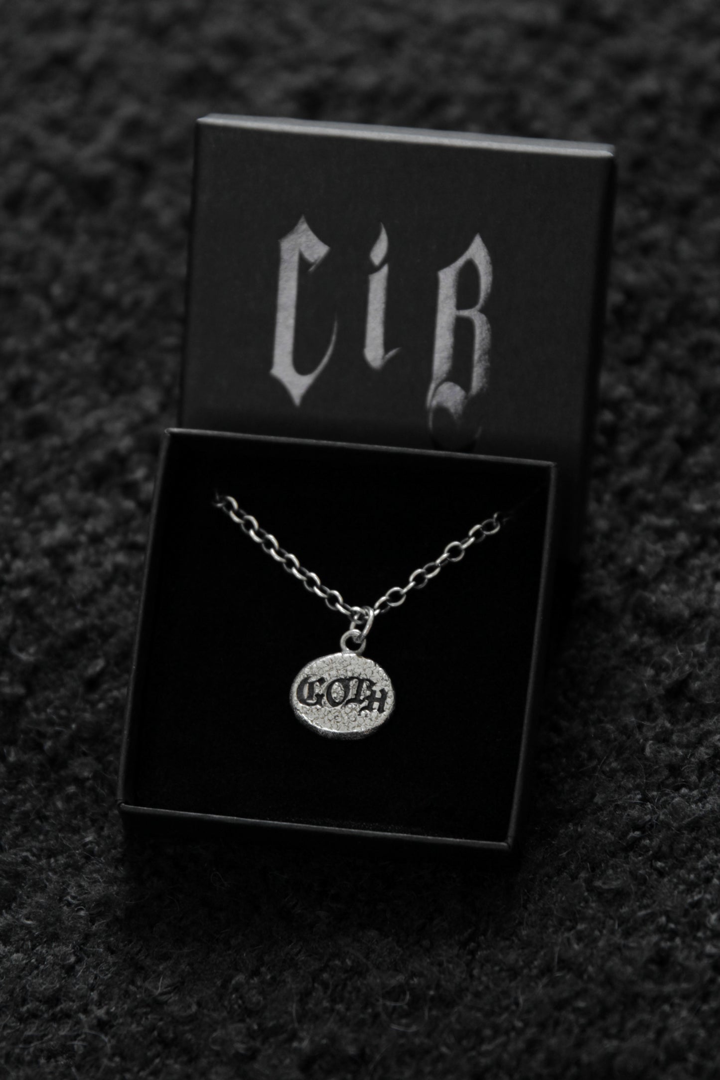 Sterling Silver GOTH Pendant