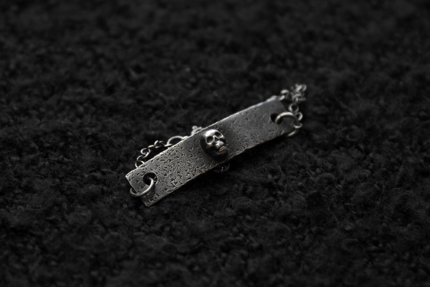 The Crypt Silver Skull Bracelet