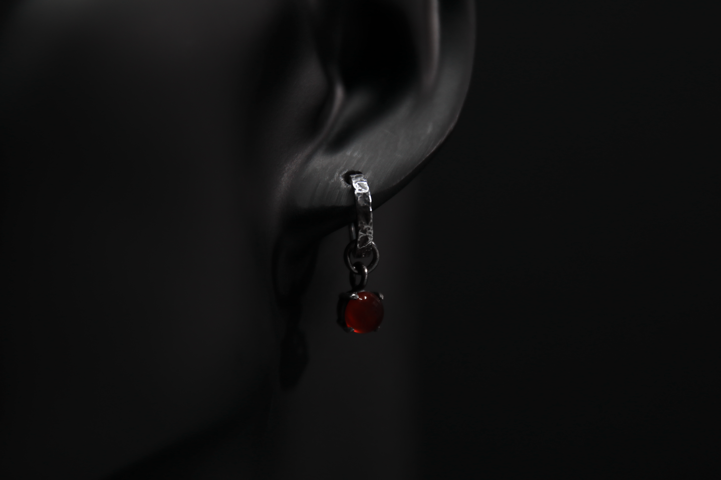 Carnelian Sterling Silver Earrings