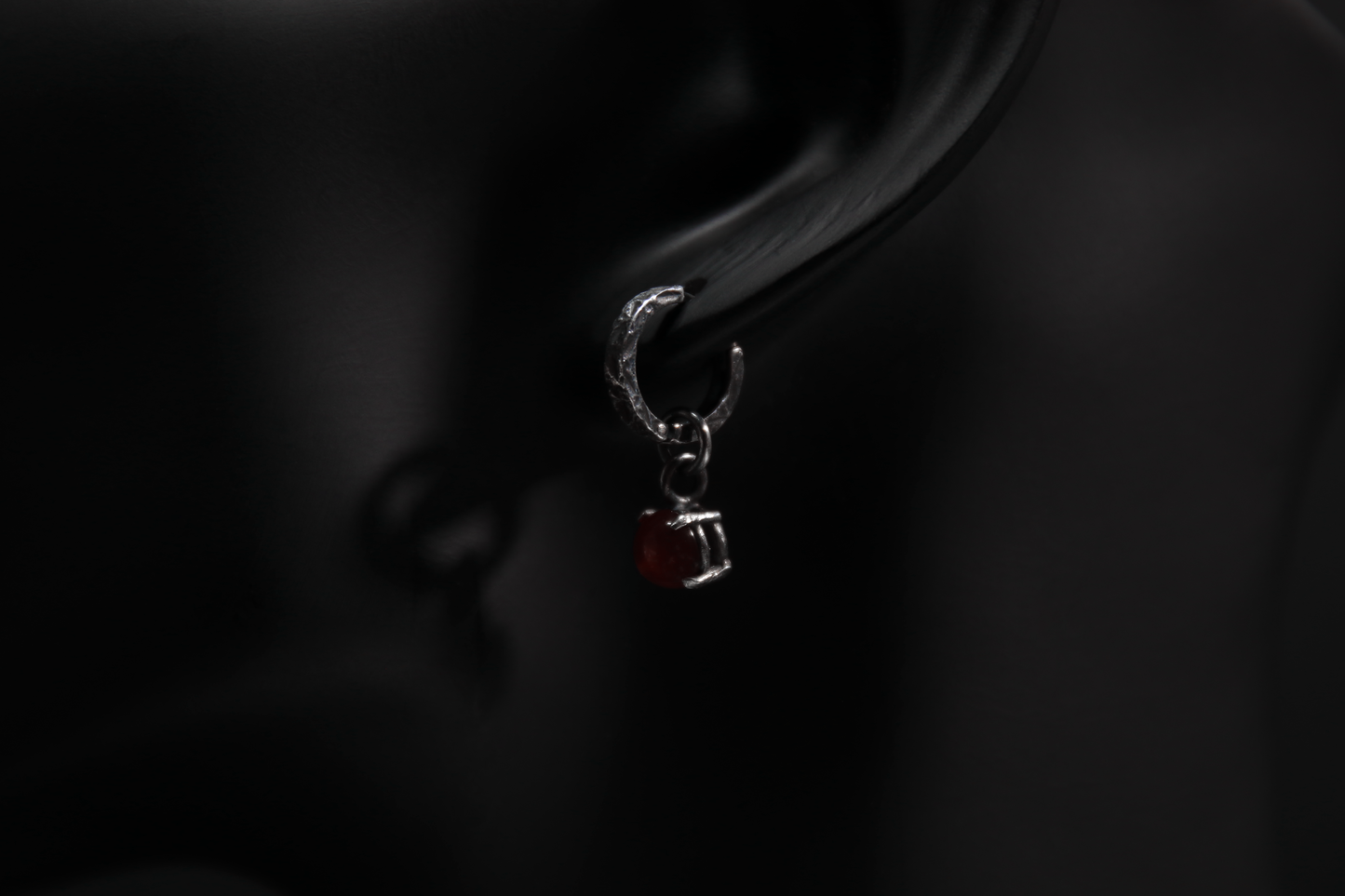 Carnelian Sterling Silver Earrings