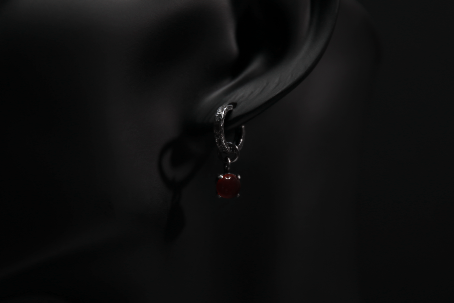 Carnelian Sterling Silver Earrings